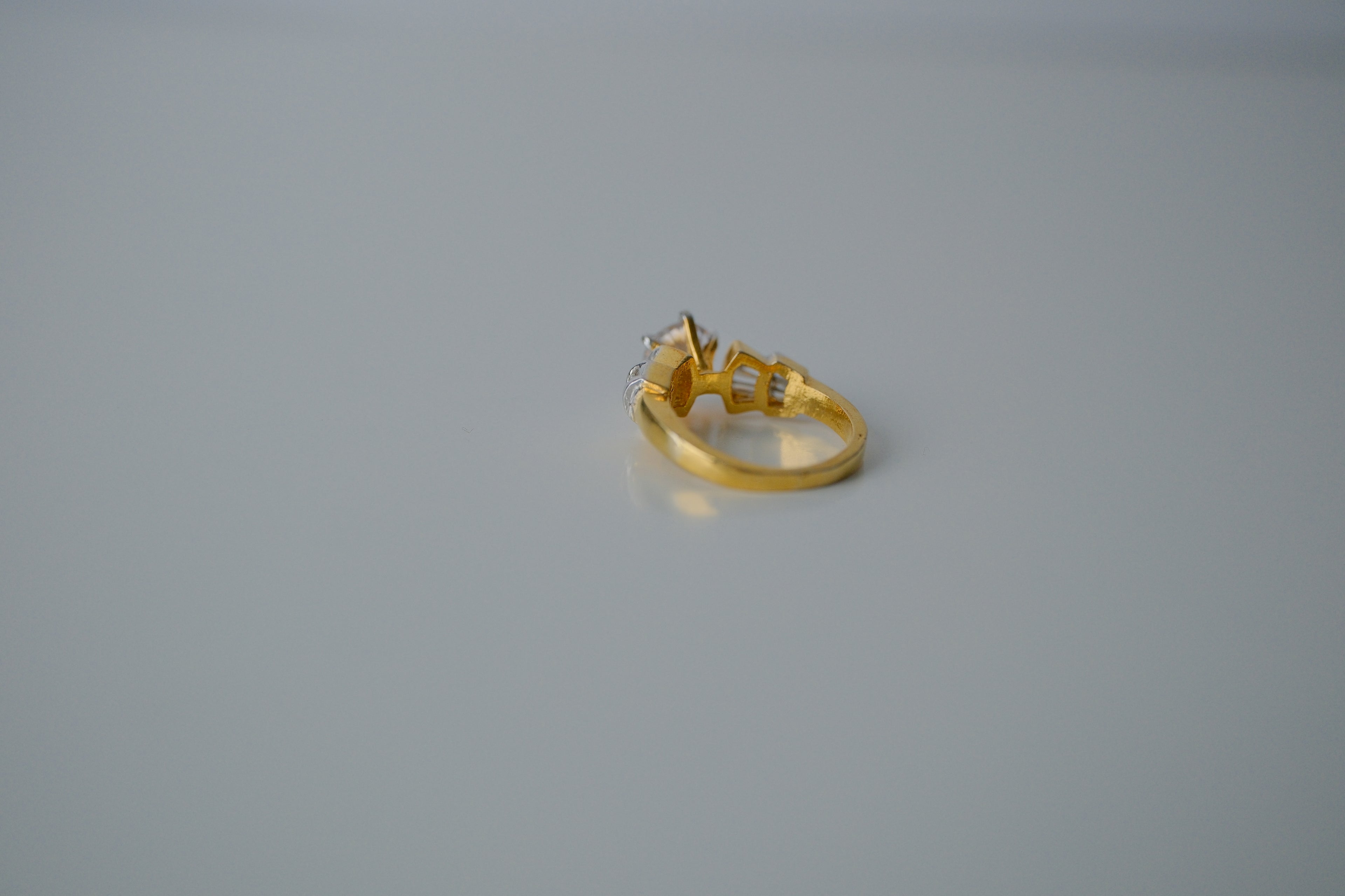 Gold Prong Set Ring