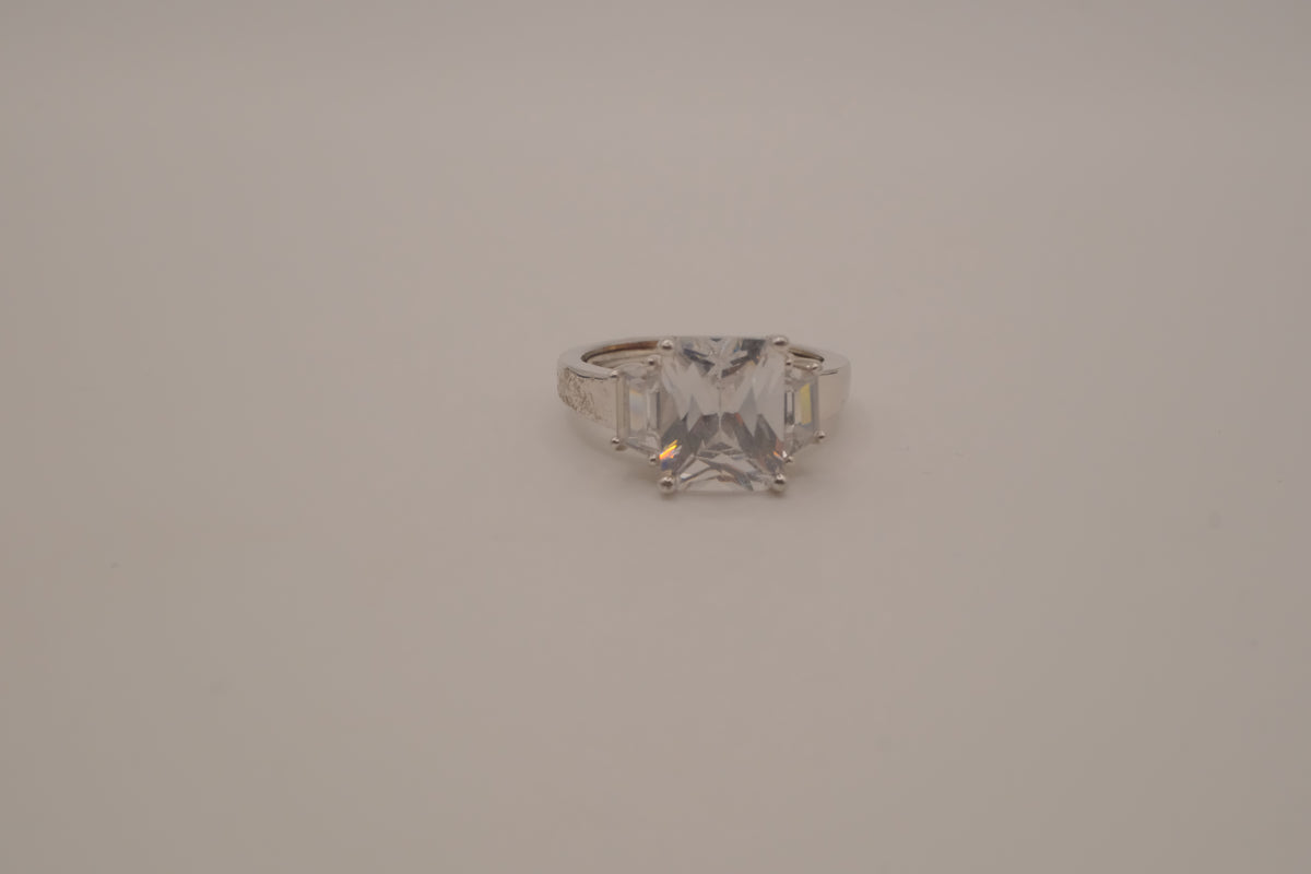 Vintage Avon 3-stone "Engaging CZ" ring
