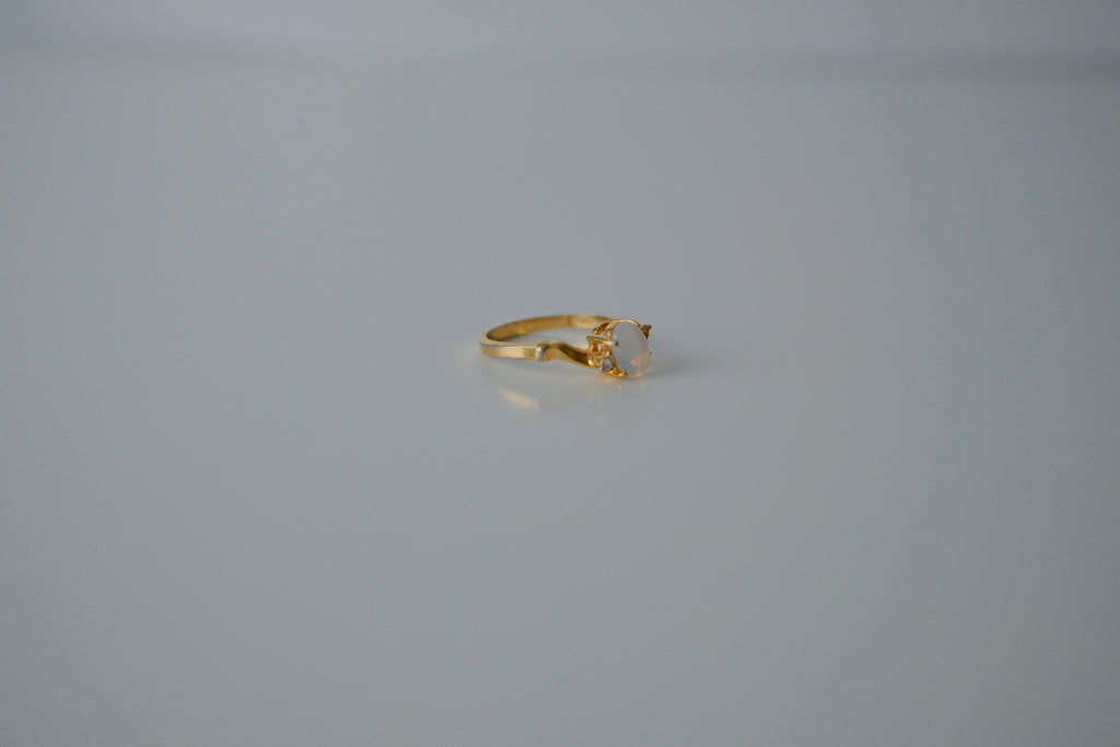 18K Gold Filled Opal Ring