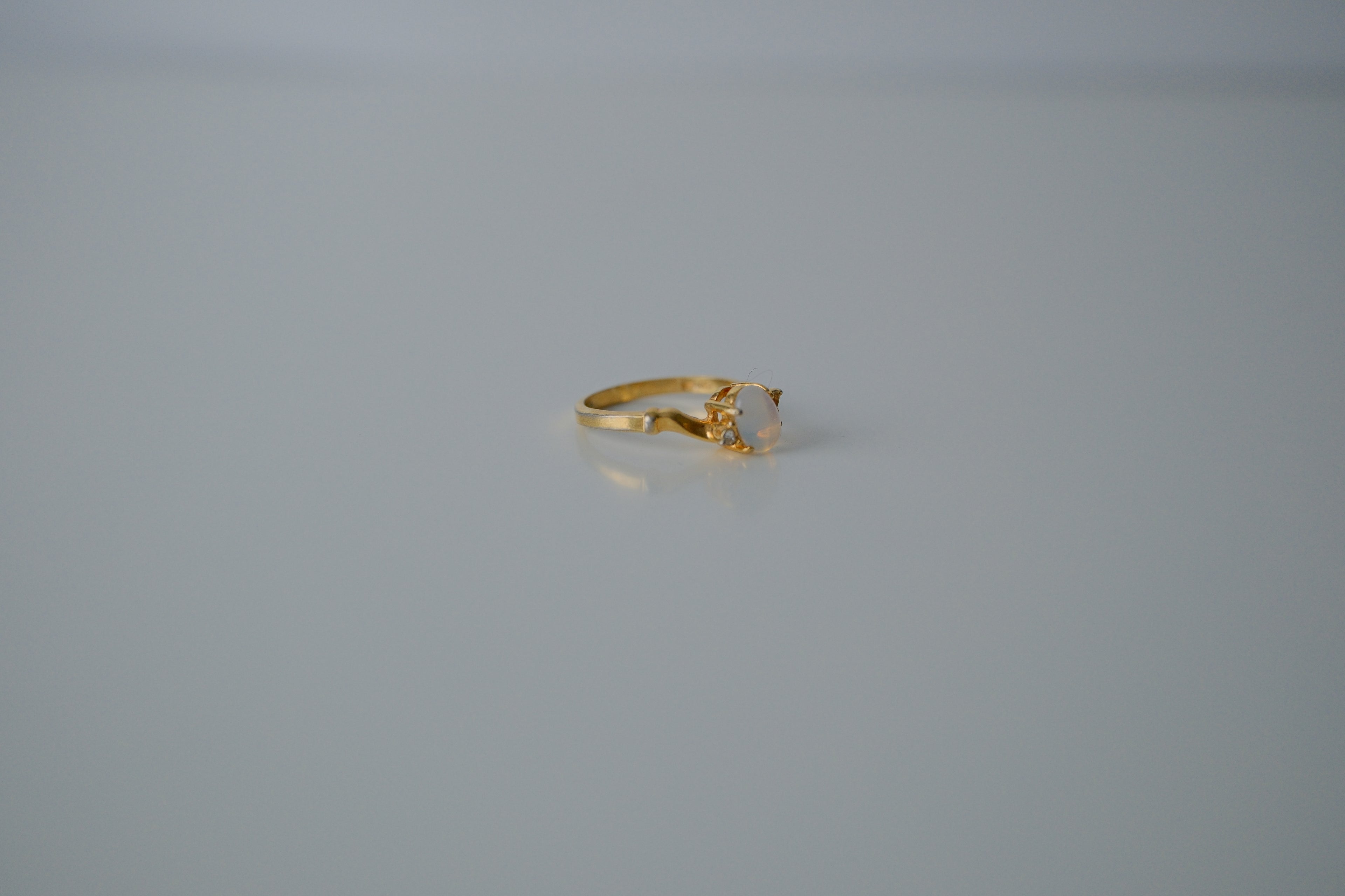 18K Gold Filled Opal Ring