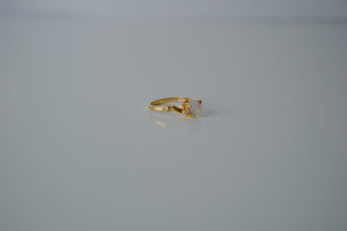 18K Gold Filled Opal Ring