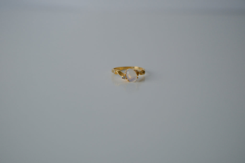 18K Gold Filled Opal Ring