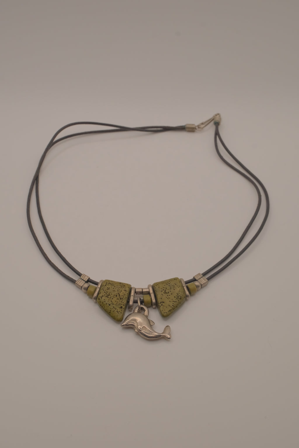 Boho dolphin choker necklace