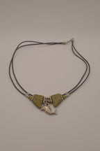 Boho dolphin choker necklace