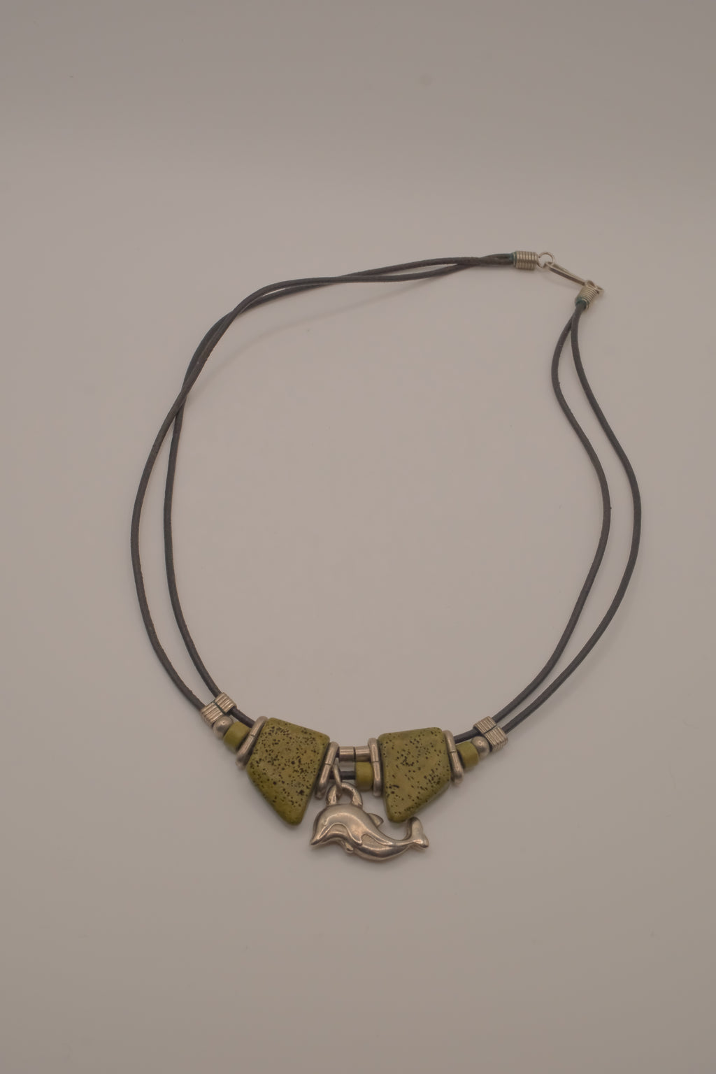 Boho dolphin choker necklace