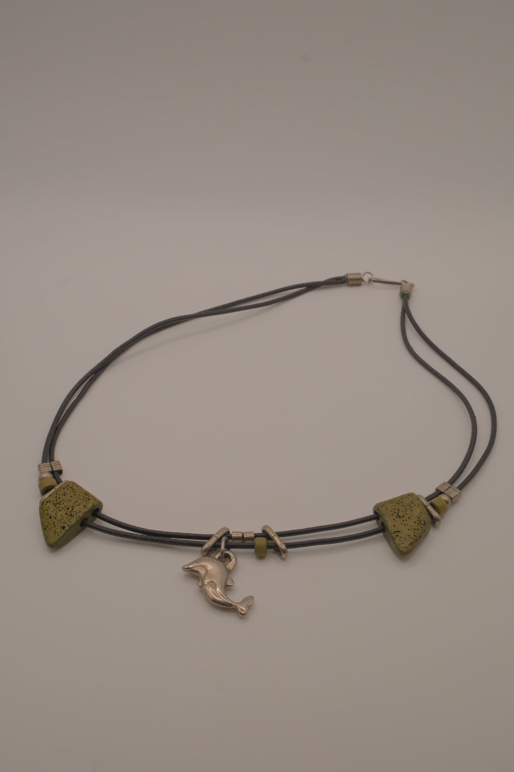 Boho dolphin choker necklace