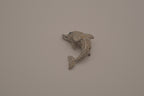 Vintage crystal dolphin brooch