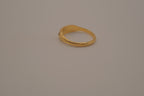 Victorian-style gold tone trilogy ring