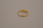 Victorian-style gold tone trilogy ring