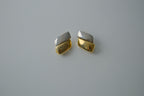 Vintage Two-Tone Statement Earrings