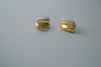 Vintage Two-Tone Statement Earrings