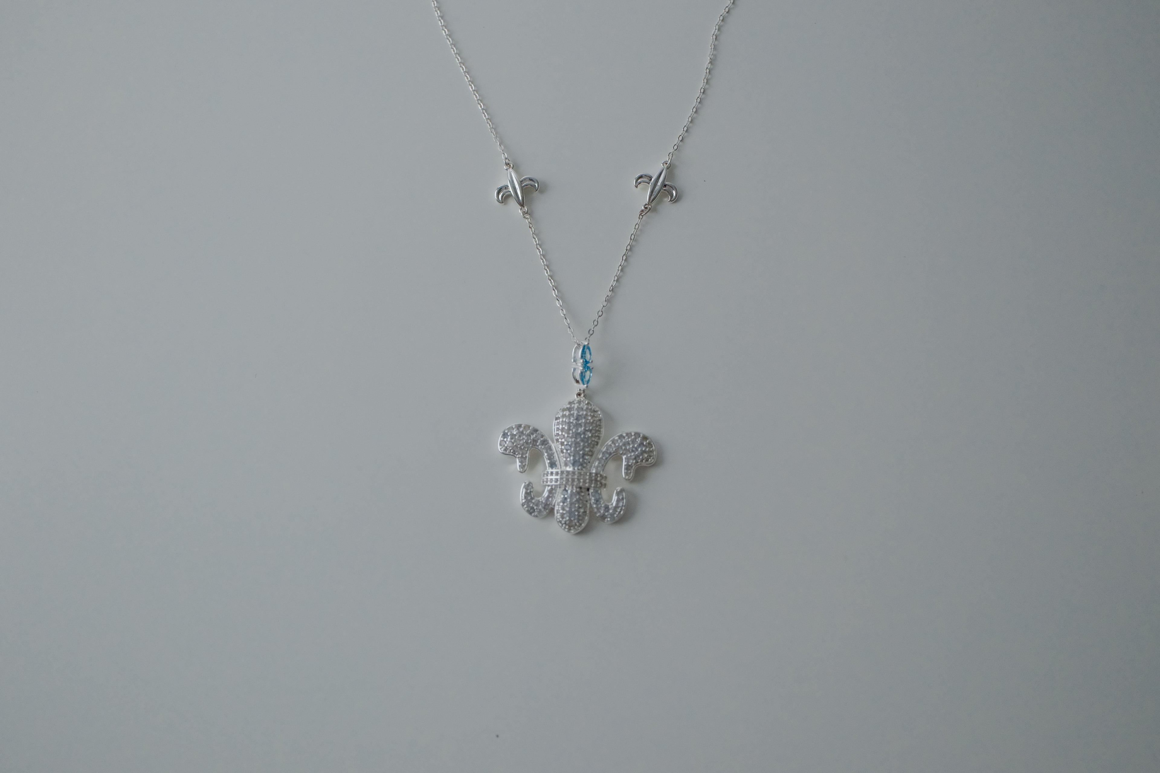 Sterling Silver Fleur-de-Lis Necklace