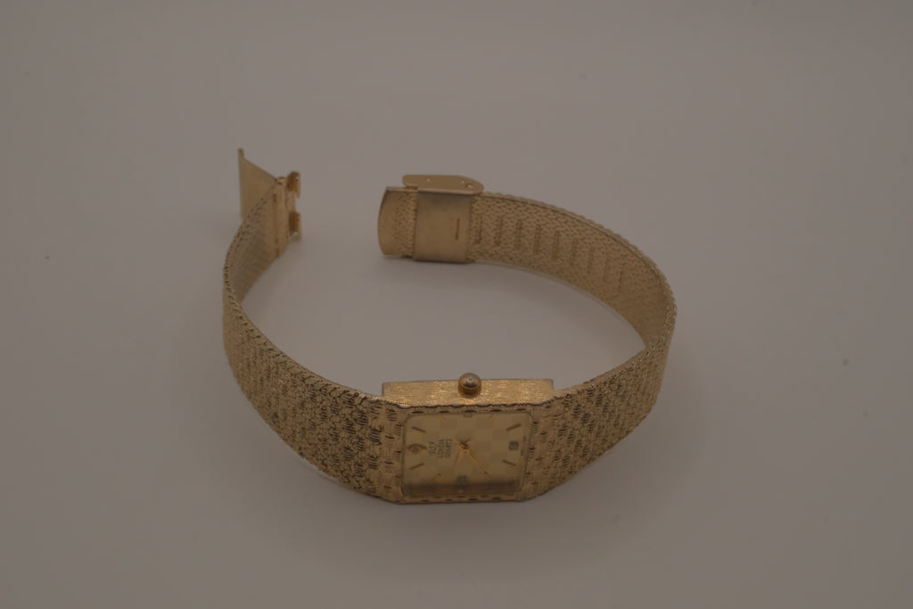 Vintage Geneve Gold quartz dress watch