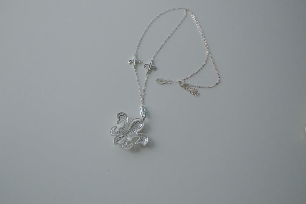 Sterling Silver Fleur-de-Lis Necklace