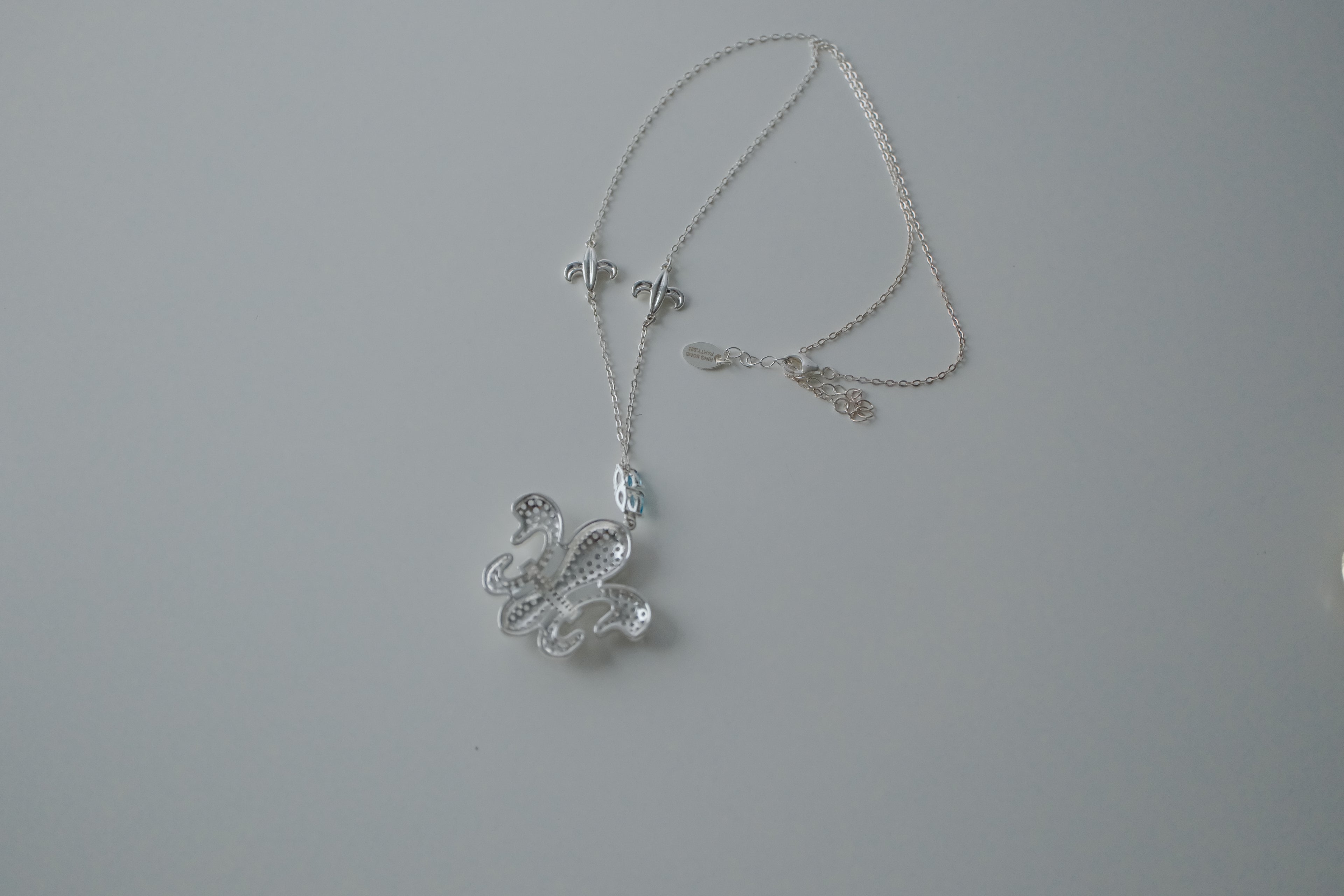 Sterling Silver Fleur-de-Lis Necklace