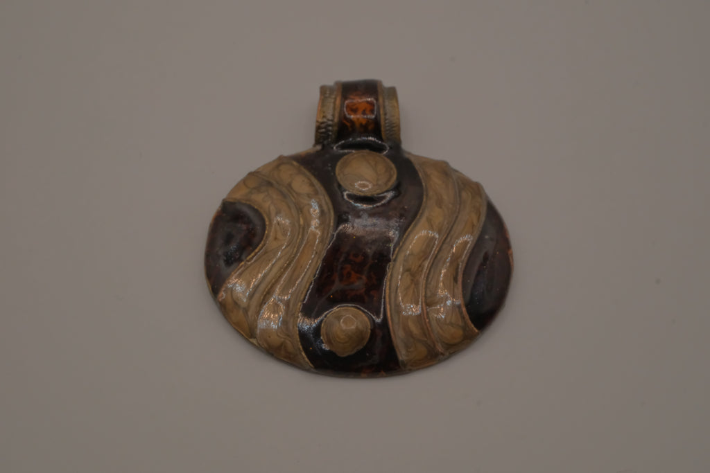Handmade ceramic pendant