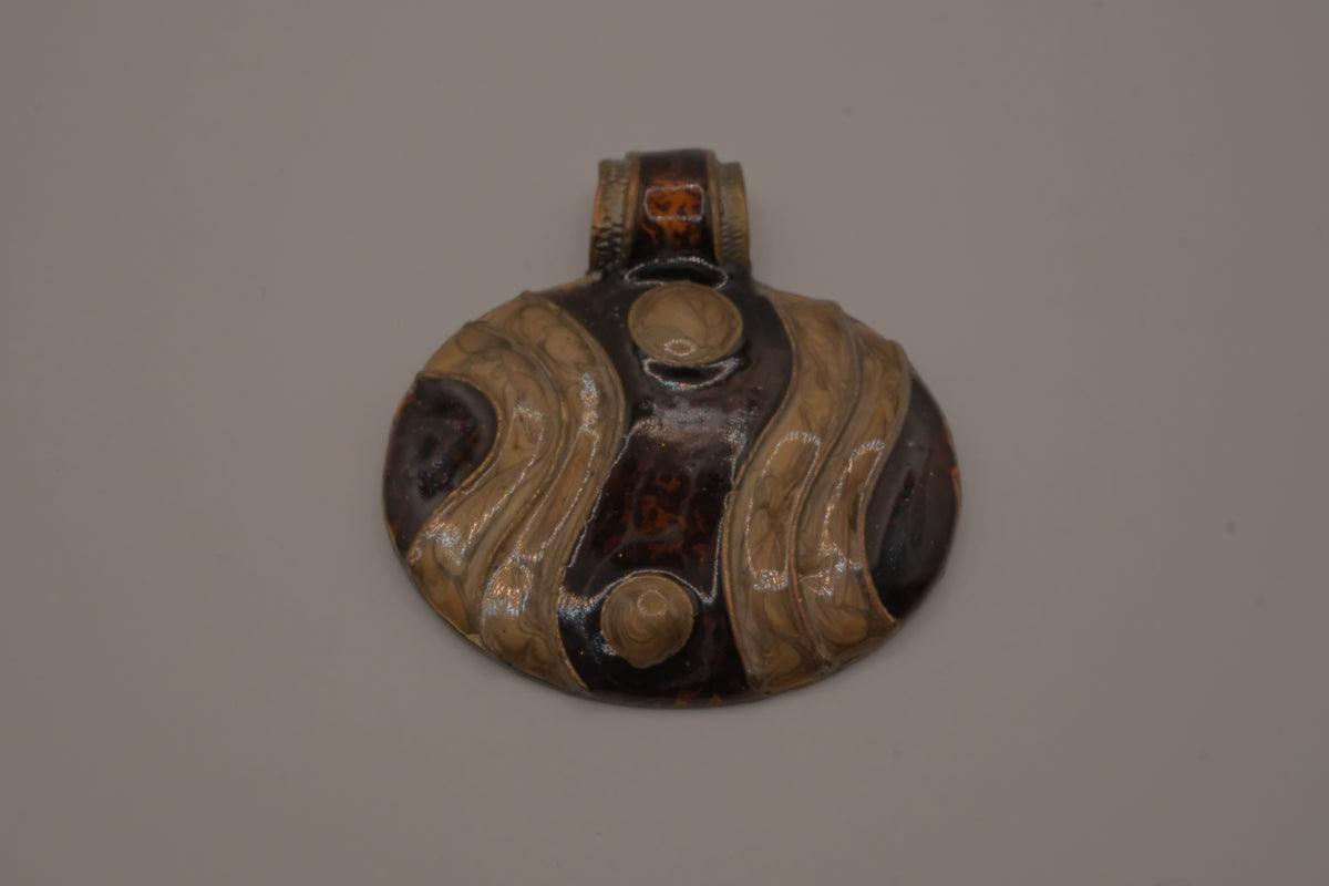 Handmade ceramic pendant