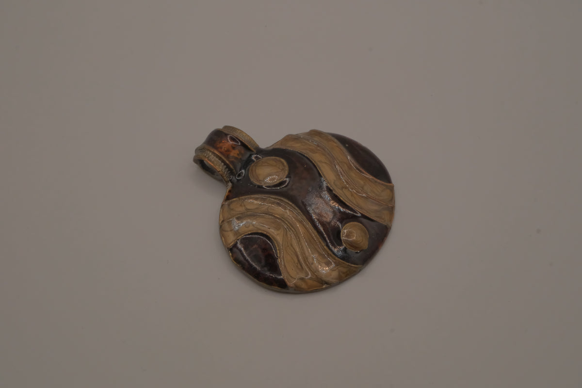 Handmade ceramic pendant