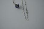 Sterling Silver Apple Stone Necklace