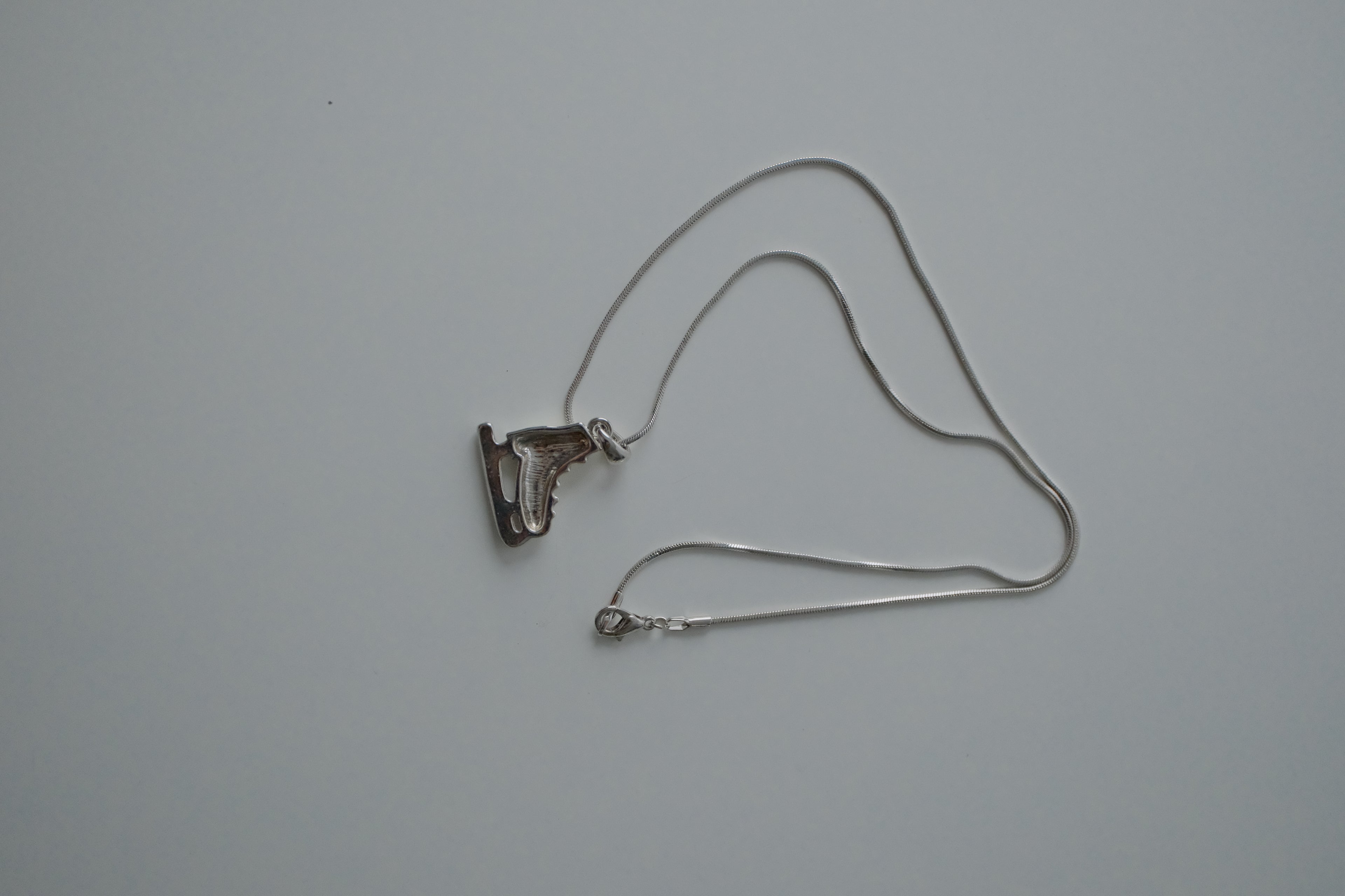 Vintage Figure Skate Necklace