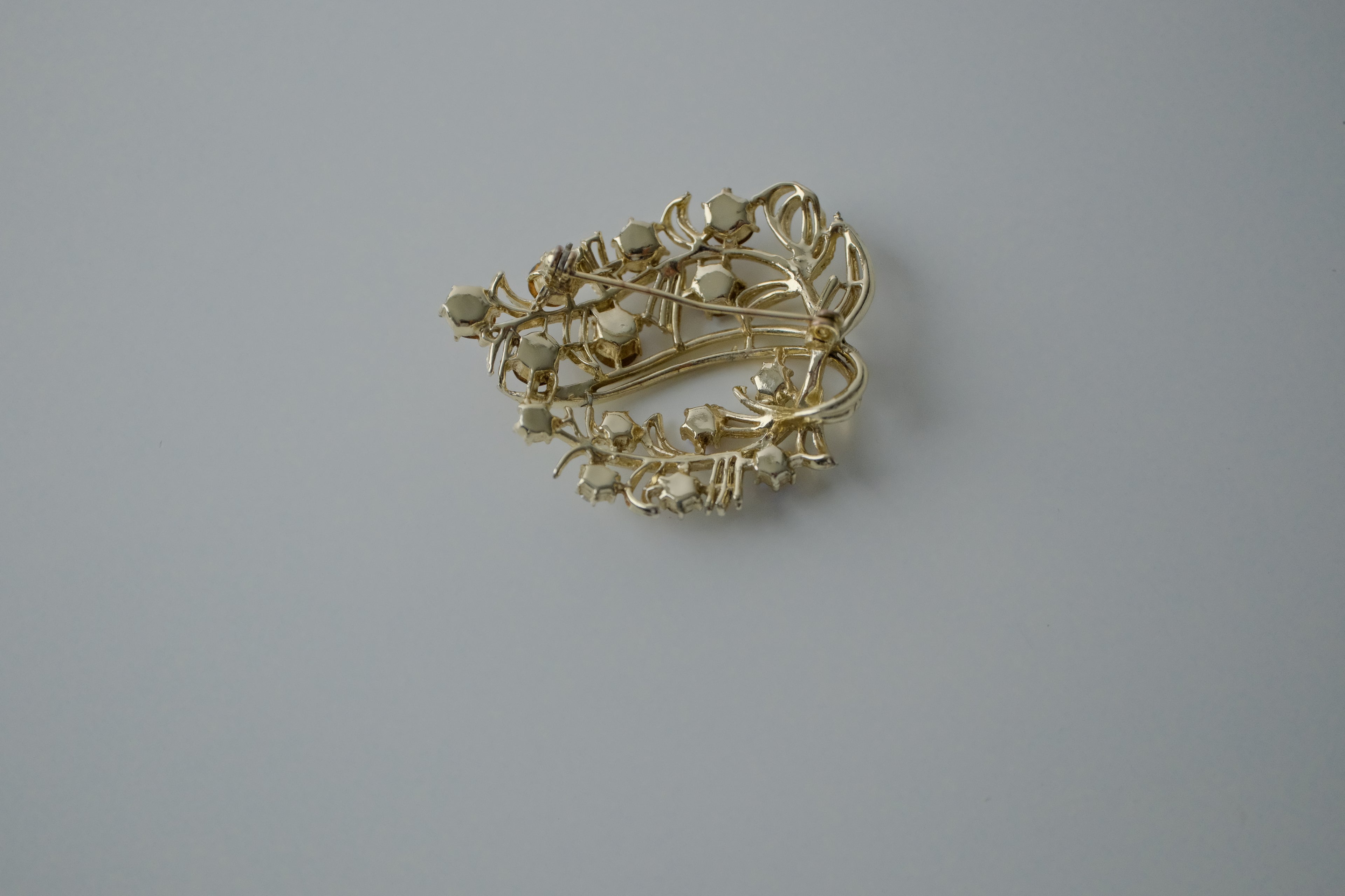 Vintage Coro Rhinestone Brooch