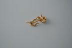 Vintage Flower with Pearl Brooch