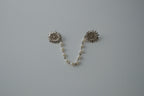 Vintage Silver Pearl Sweater Clip