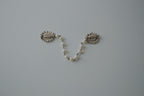 Vintage Silver Pearl Sweater Clip