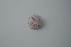 Vintage Wildflower Painted Brooch