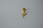 Vintage Graduation Angel Gold Tone Lapel
