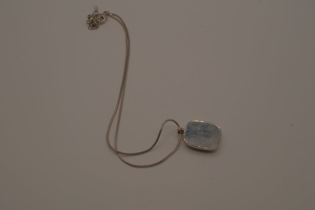 Butterscotch faux Baltic amber pendant chain