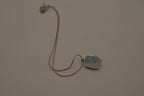 Butterscotch faux Baltic amber pendant chain