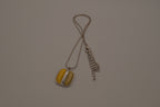 Butterscotch faux Baltic amber pendant chain