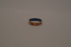 Red and Gold enamel band ring