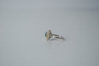 Vintage 1970s 18K White Gold Cocktail Ring