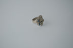Vintage Blooming Flower Sterling Silver Ring
