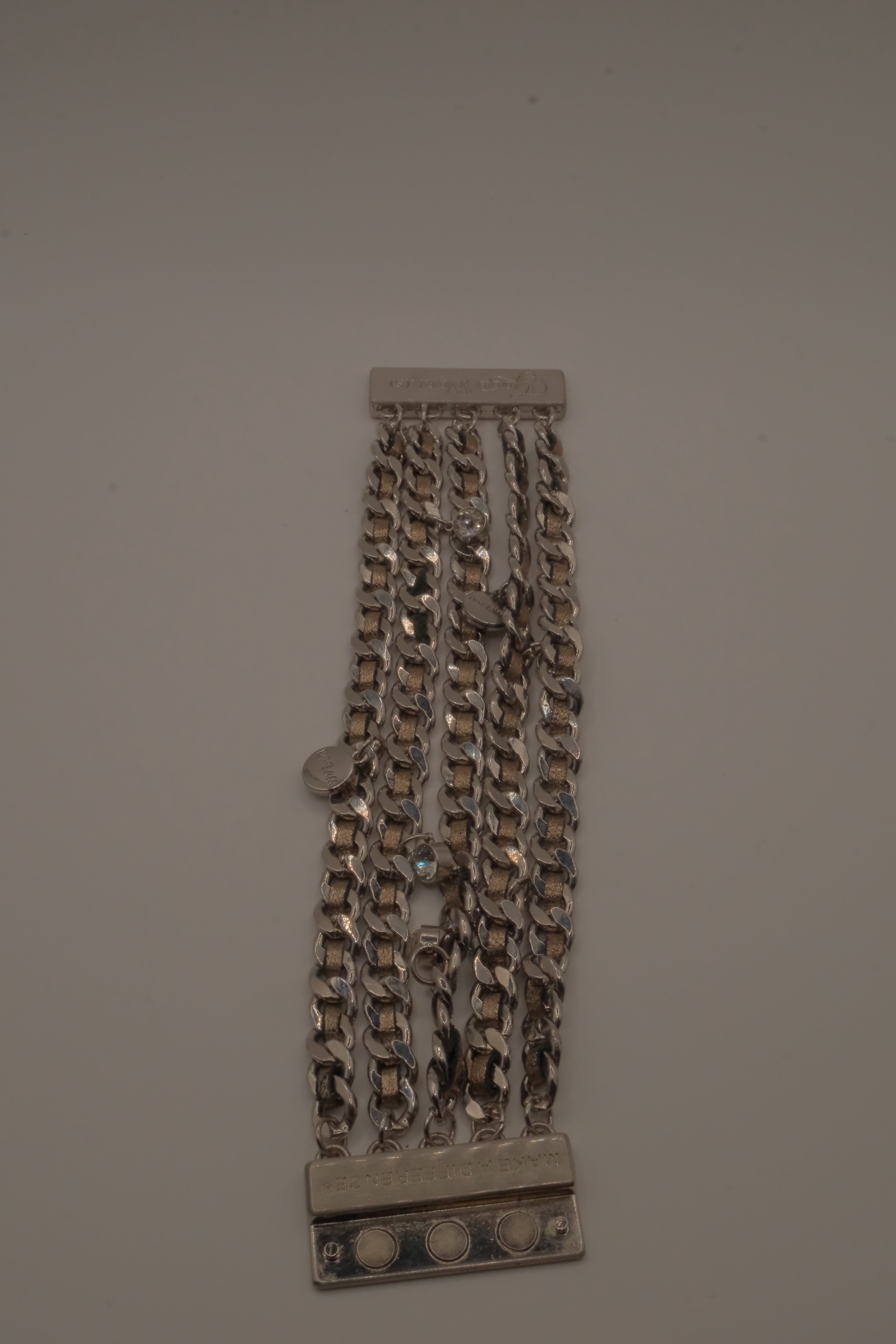 Good Works multi-strand curb chain bracelet
