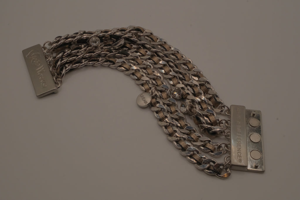 Good Works multi-strand curb chain bracelet