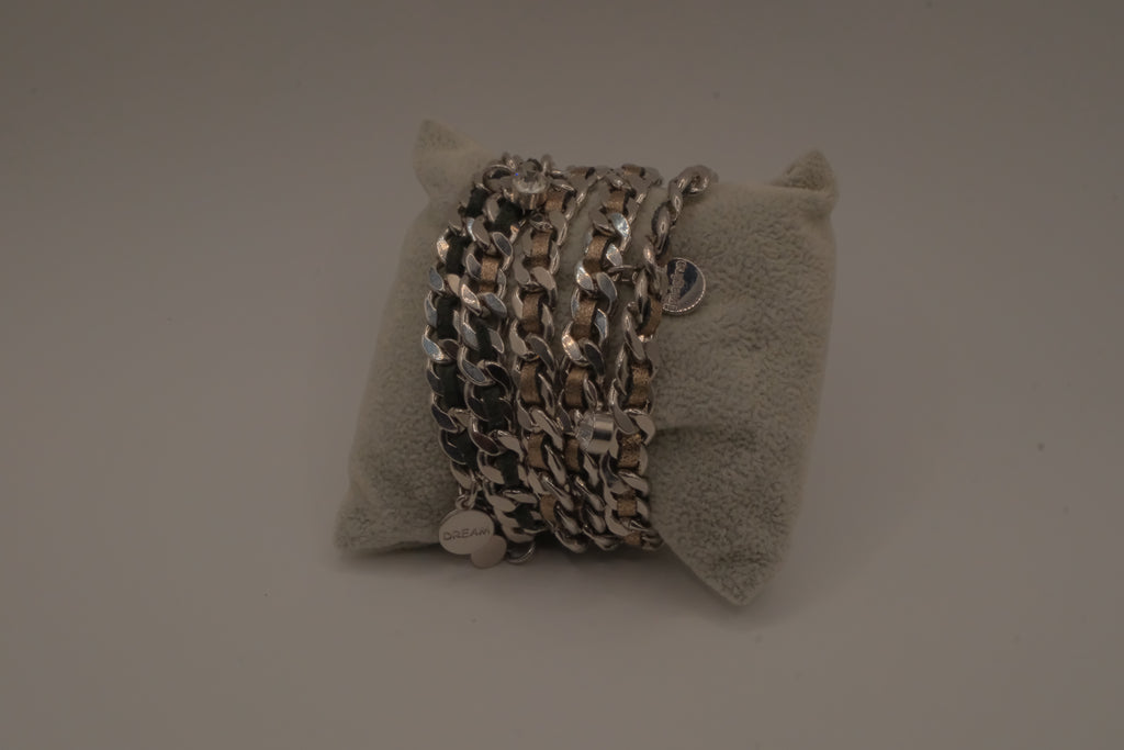 Good Works multi-strand curb chain bracelet
