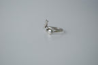 Double Band Silver Flower Ring