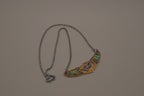 Mixed tone butterfly Abalone choker necklace