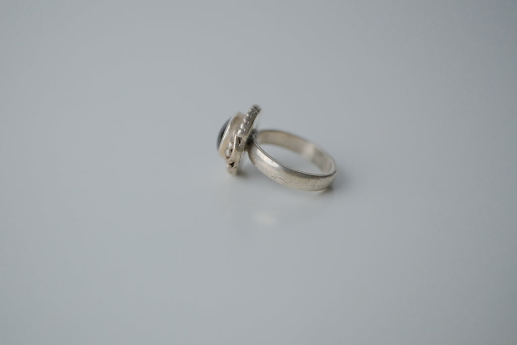 Sterling Silver Garnet Ring