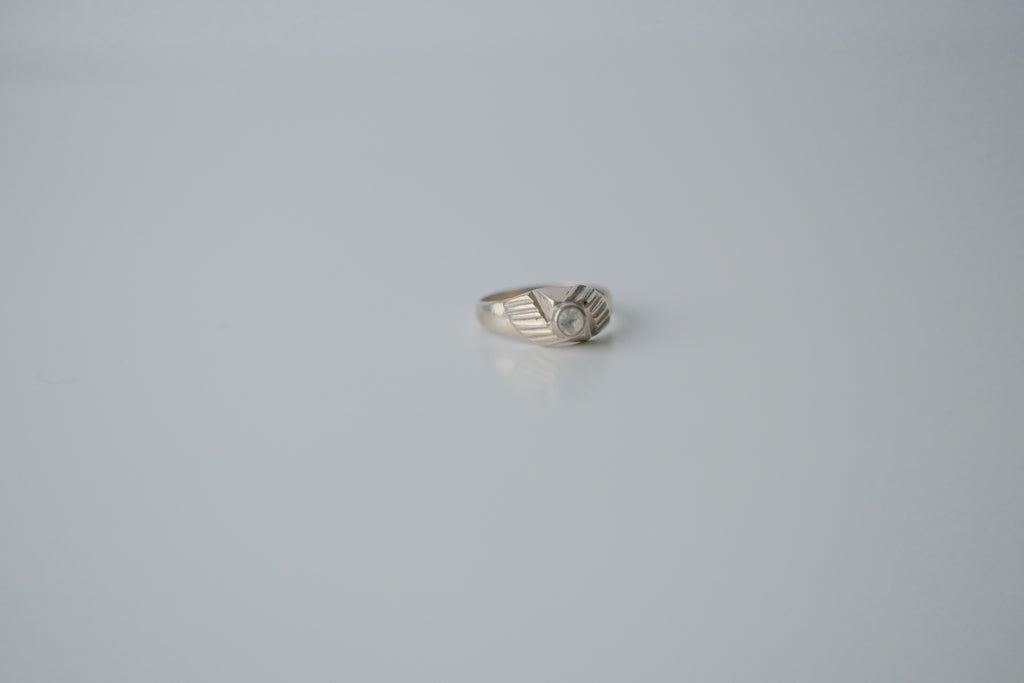 Vintage Sterling Silver Textured Ring