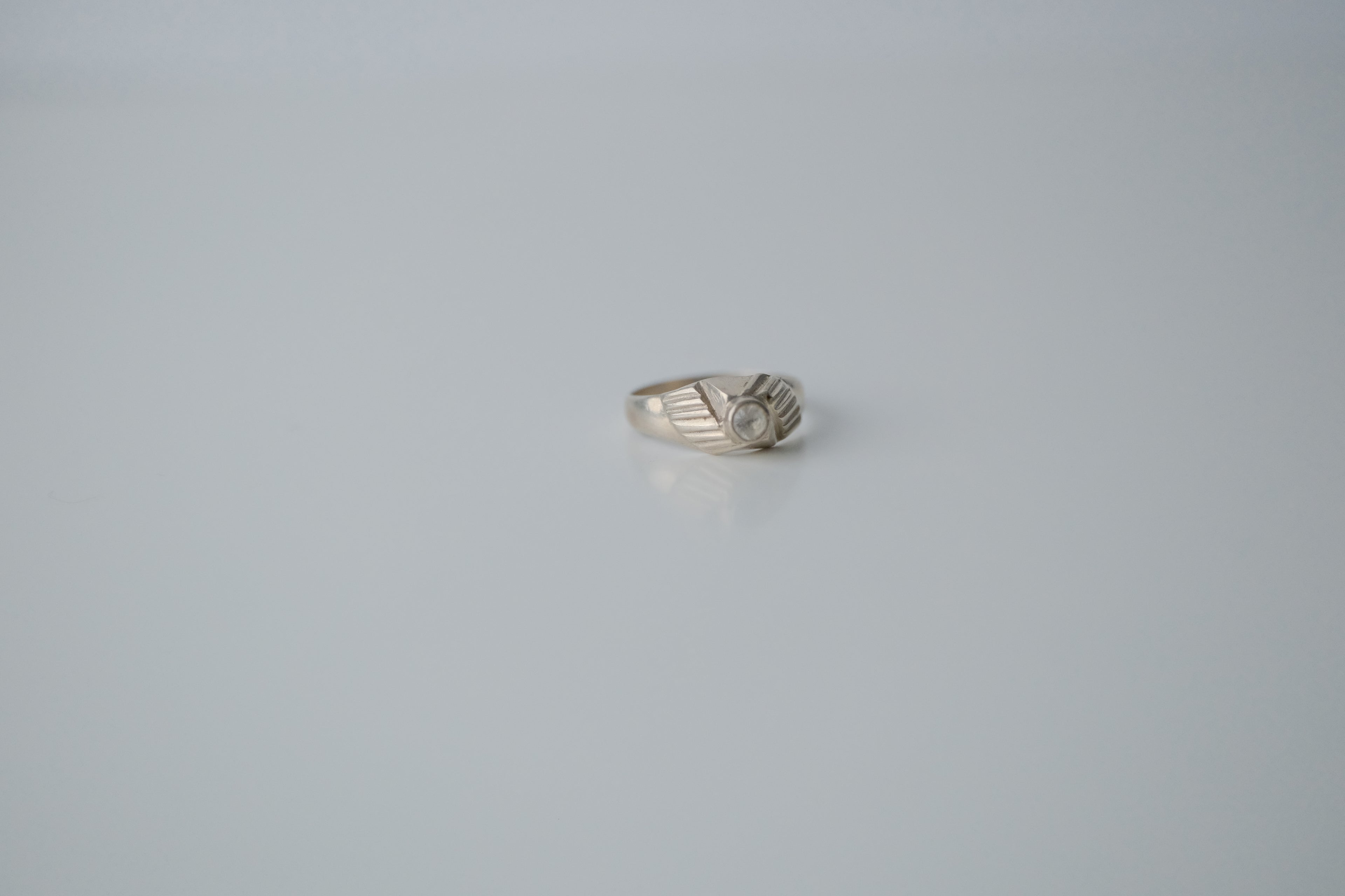 Vintage Sterling Silver Textured Ring