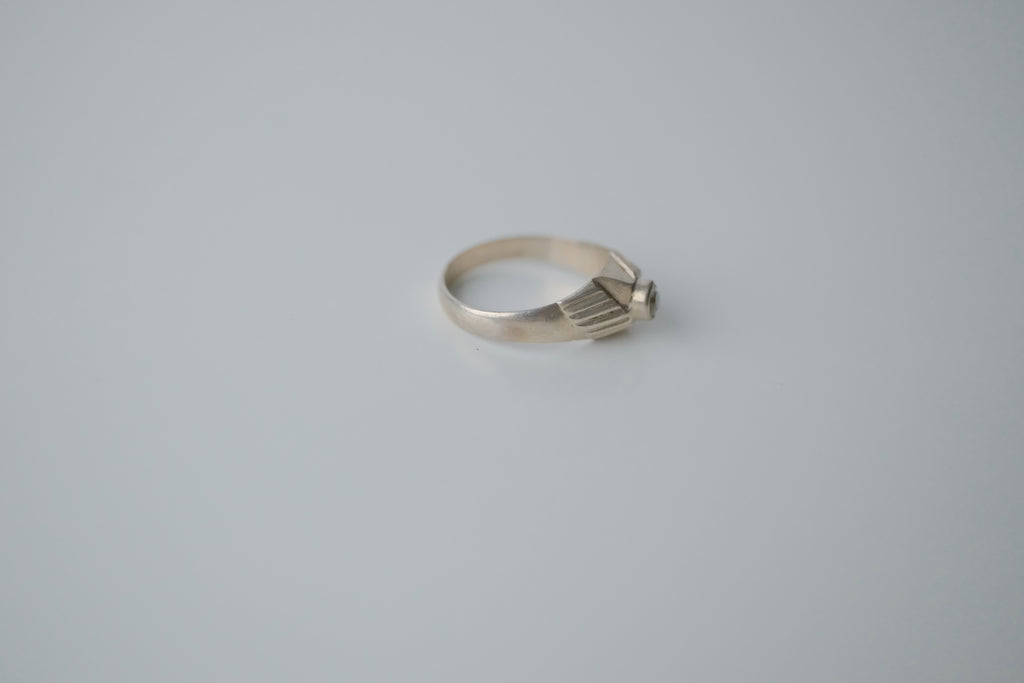 Vintage Sterling Silver Textured Ring