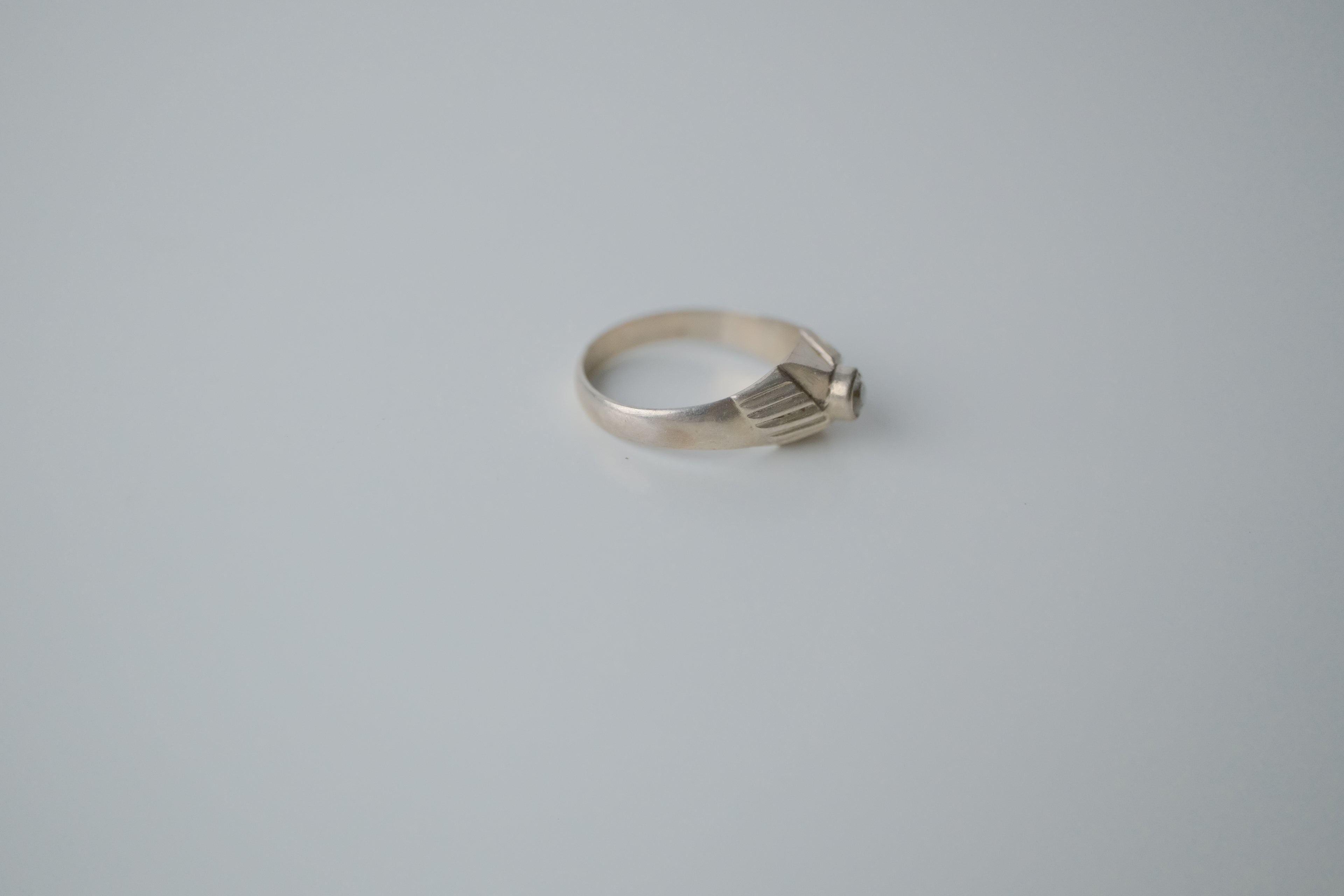 Vintage Sterling Silver Textured Ring