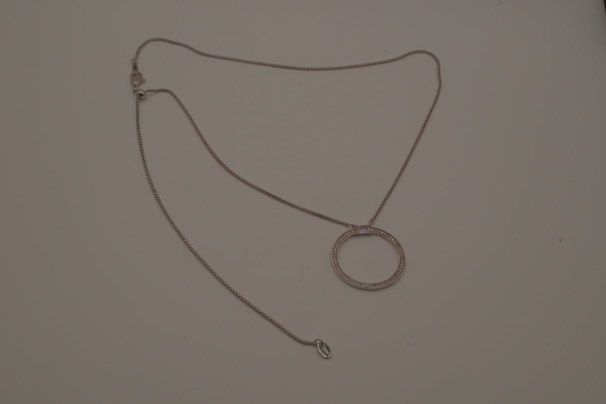 ANI Eternity circle pendant necklace&nbsp;