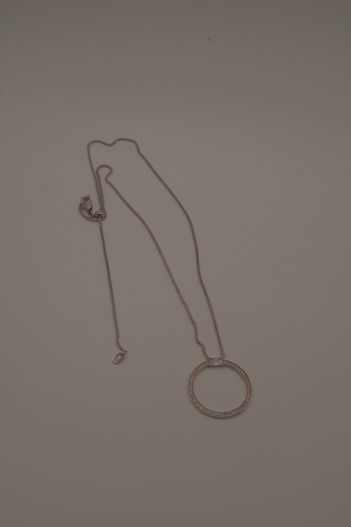 ANI Eternity circle pendant necklace&nbsp;