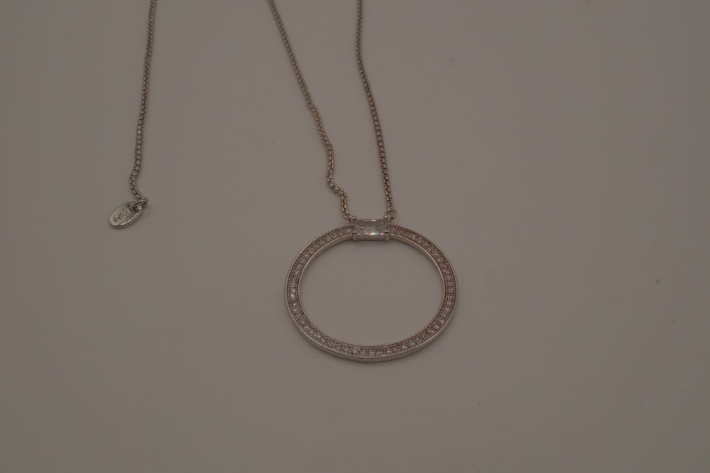 ANI Eternity circle pendant necklace&nbsp;
