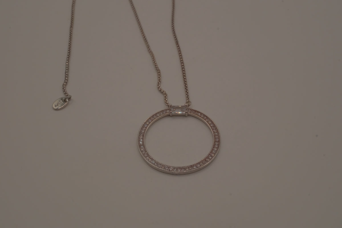 ANI Eternity circle pendant necklace&nbsp;